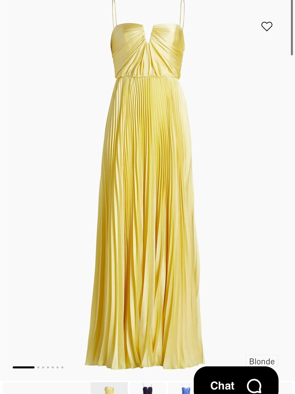 NWT As It May Butter Yellow Evening Gown